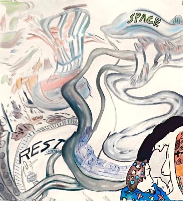 With Blair: Love in the Chaos Digital Painting